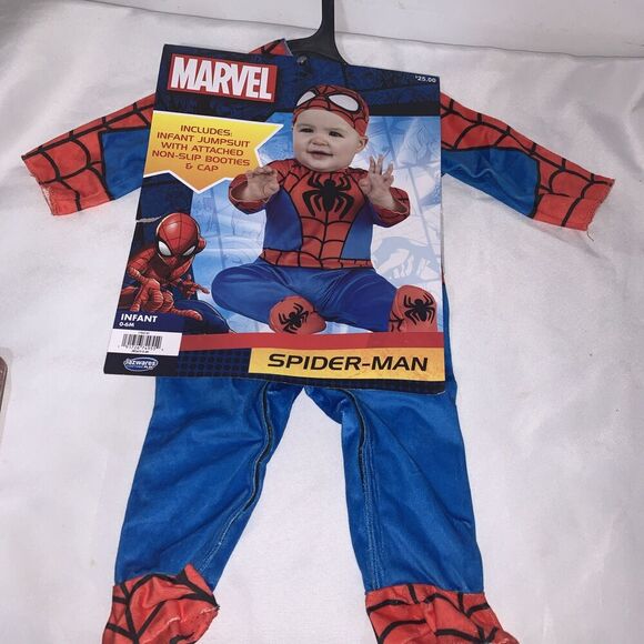 Other - Jazwares Disney Junior Marvel NEW Spider-Man Costume Size 0-6 Months